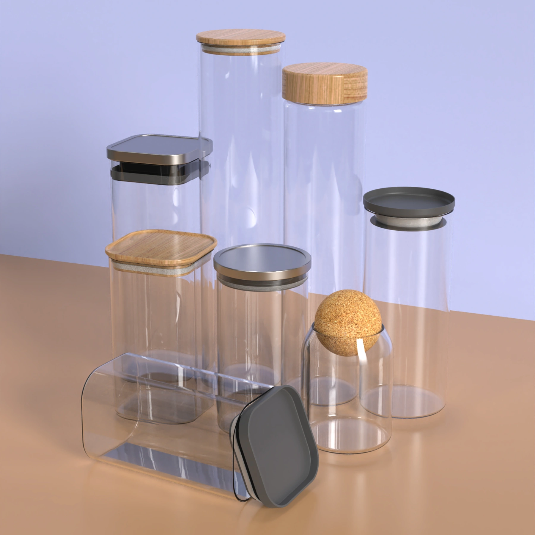 Borosilicate Glass Jar Series