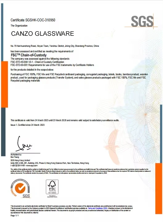 Fsc Certificate