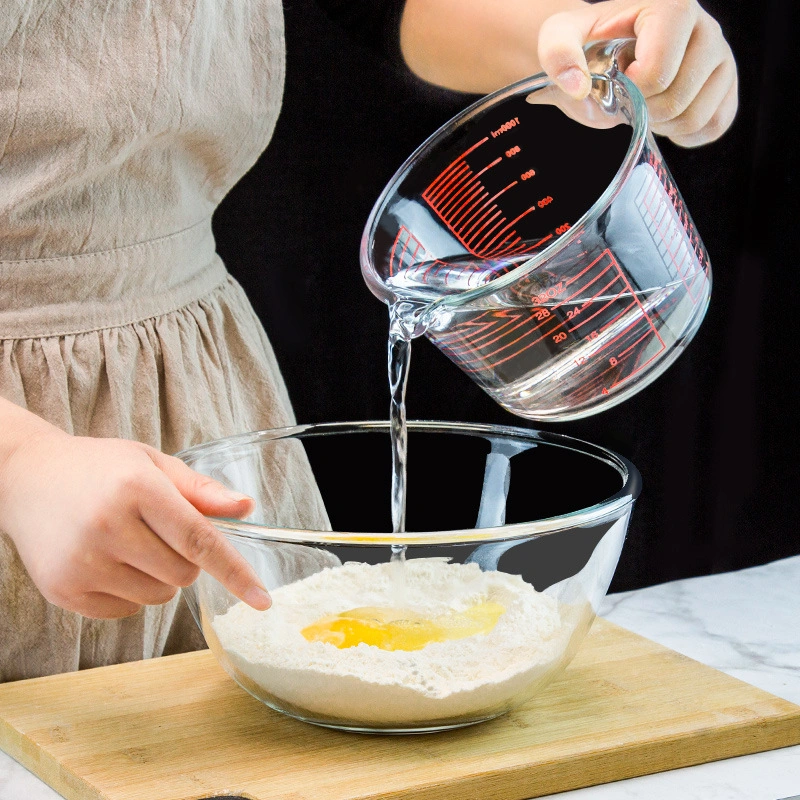 Récipient à salade en verre borosilicaté sur mesure