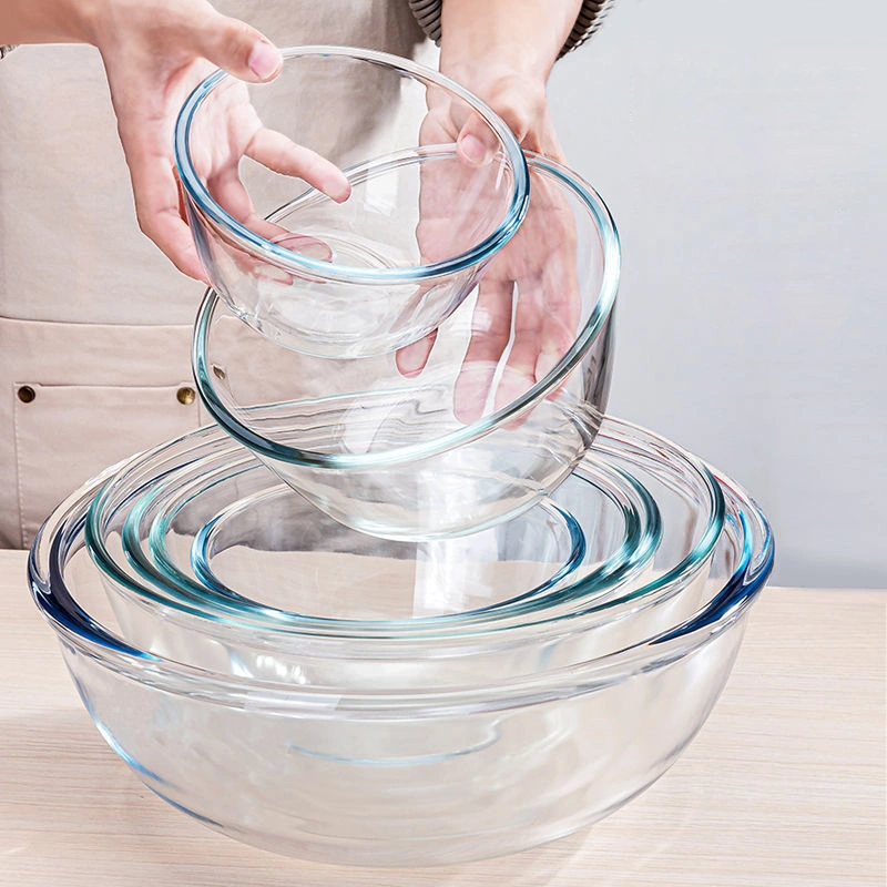 Récipient à salade en verre borosilicaté