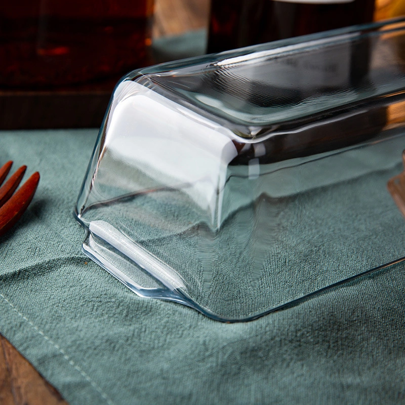 Custom Borosilicate Glass Loaf Pan With Lid