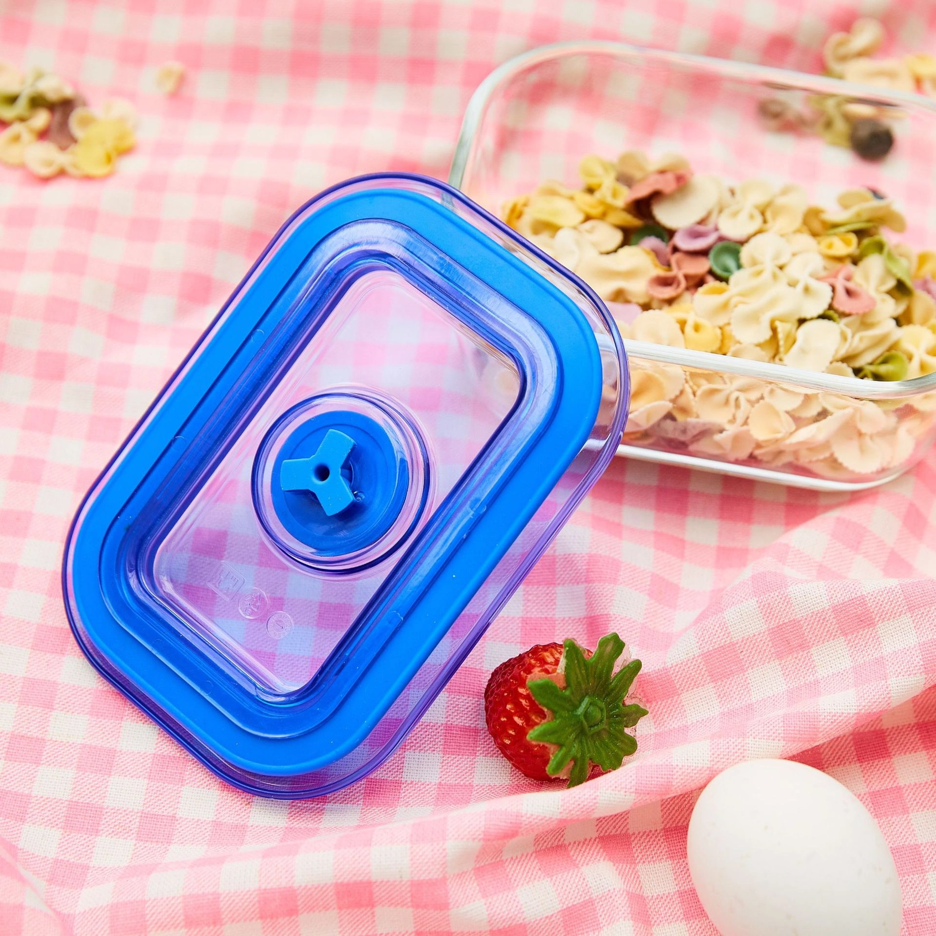 Recipiente de vidrio personalizado apto para horno de borosilicato