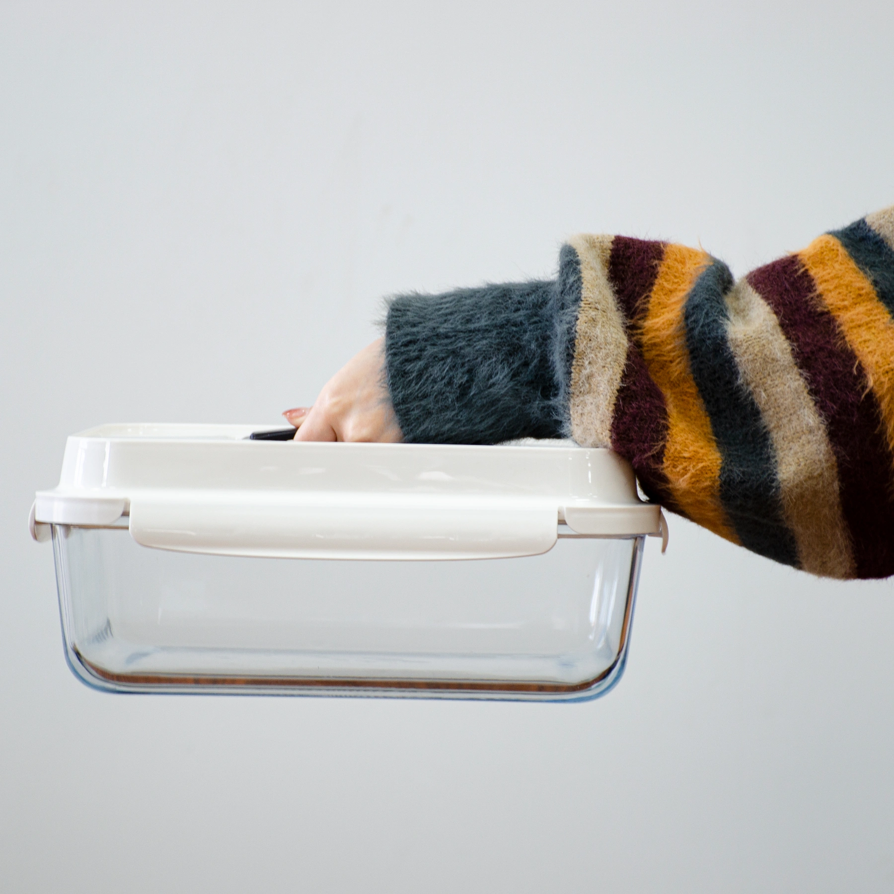 Très grand récipient alimentaire en verre borosilicaté