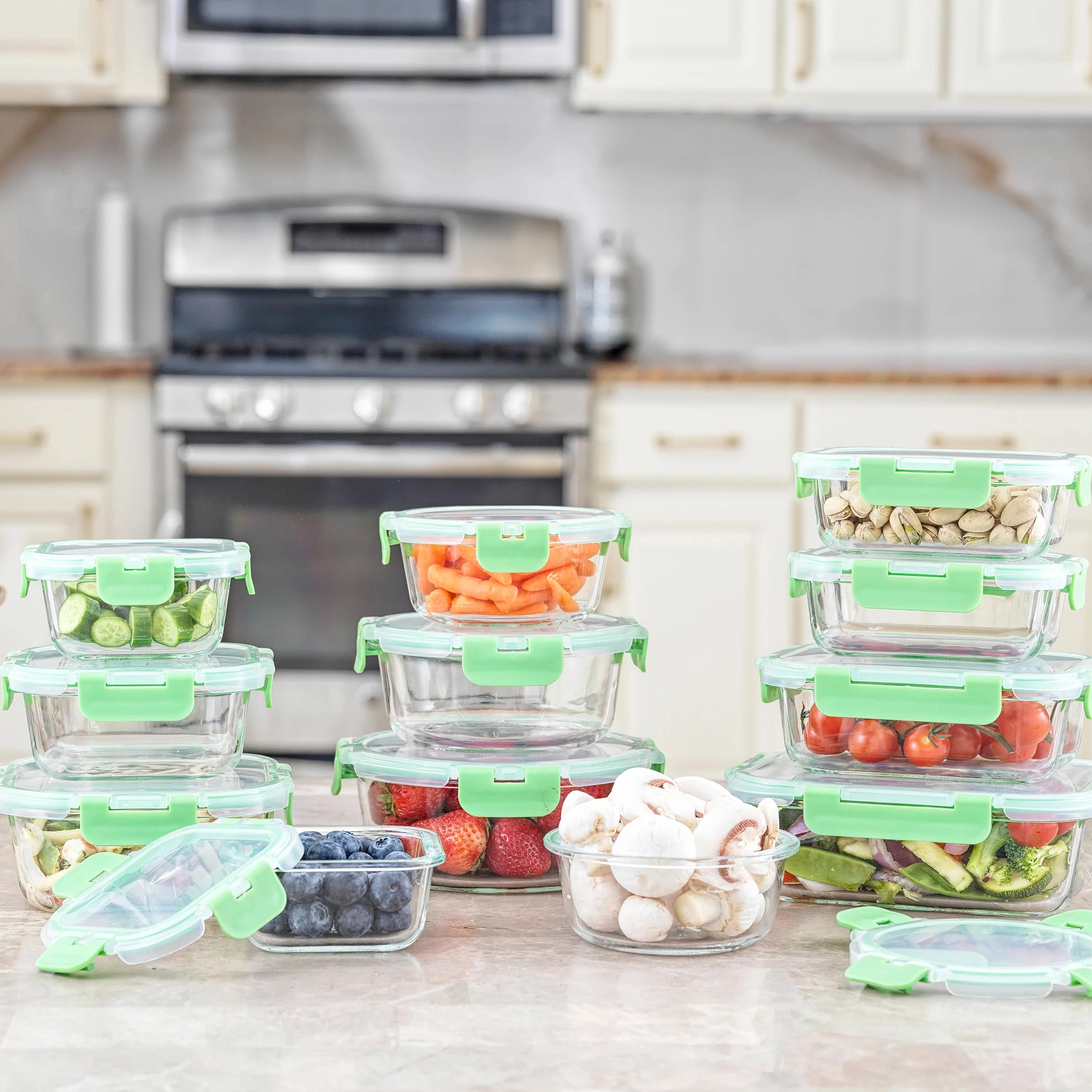 High Borosilicate Glass Meal Prep Containe