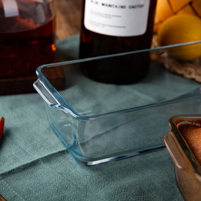 Moule à pain en verre borosilicaté en gros avec couvercle