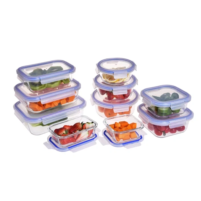 Wholesale Borosilicate Nesting Glass Food Storage Container