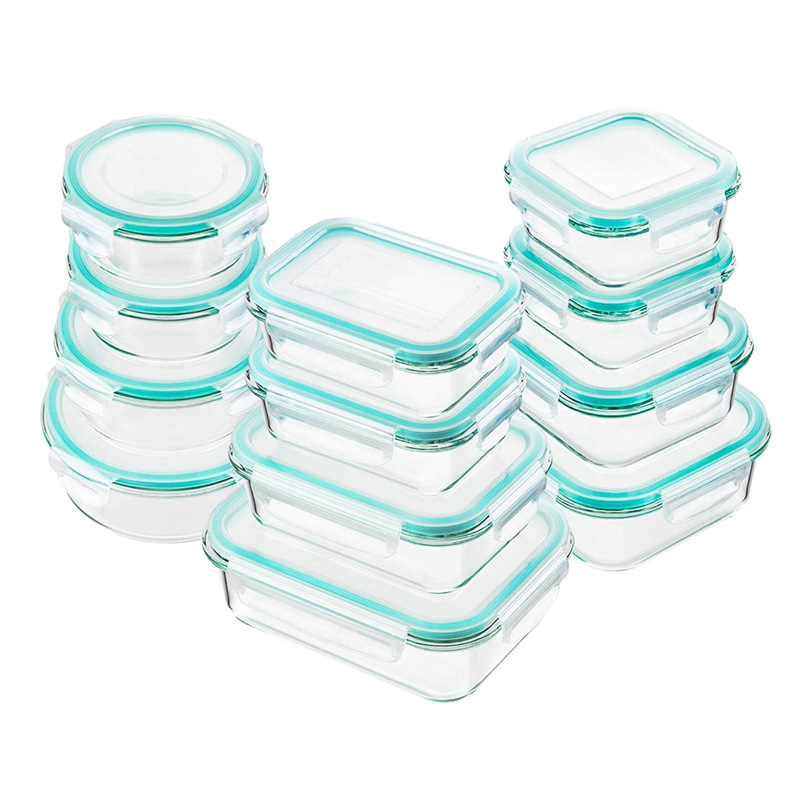 China Stacking Glass Food Storage Container Set Supplier 5