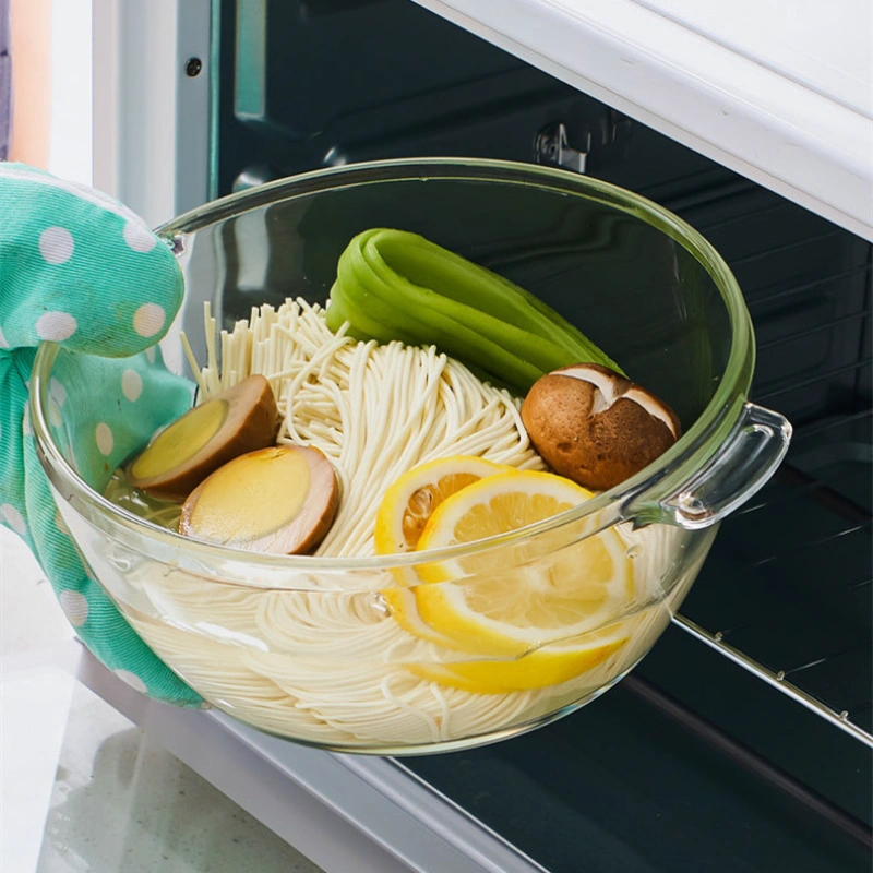 Cocotte en verre borosilicaté personnalisée avec couvercle en verre 6