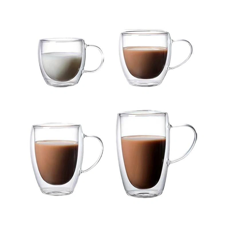 Gobelet à café en verre tasse en verre personnalisée avec couvercle 4