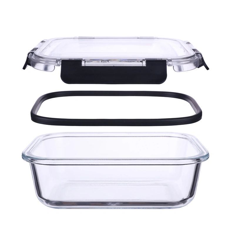 Glass Food Storage Containers With Locking Lid Factory 5