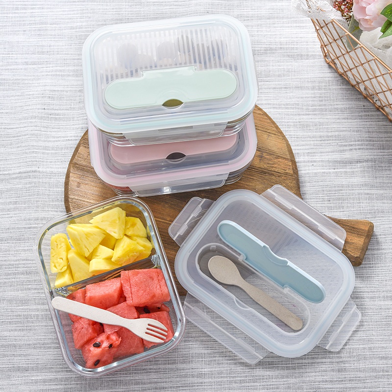 Glass Lunchable Container Sustainable Glass Food Container 5