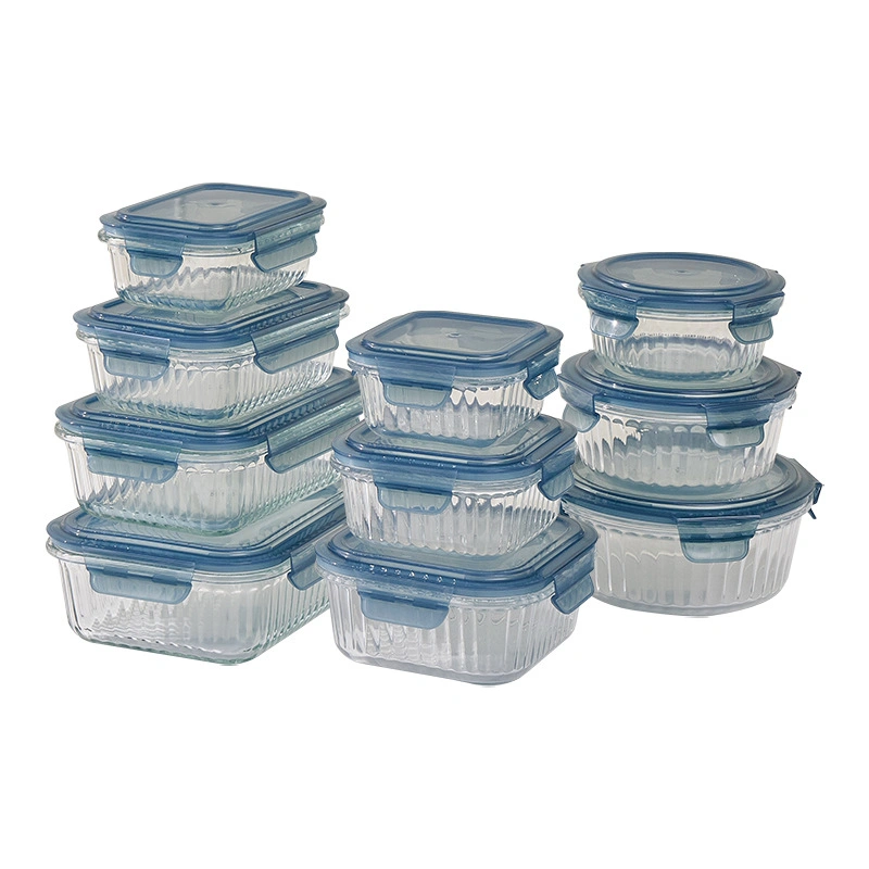 Oem Odm Glass Food Storage Container With Locking Lid 3