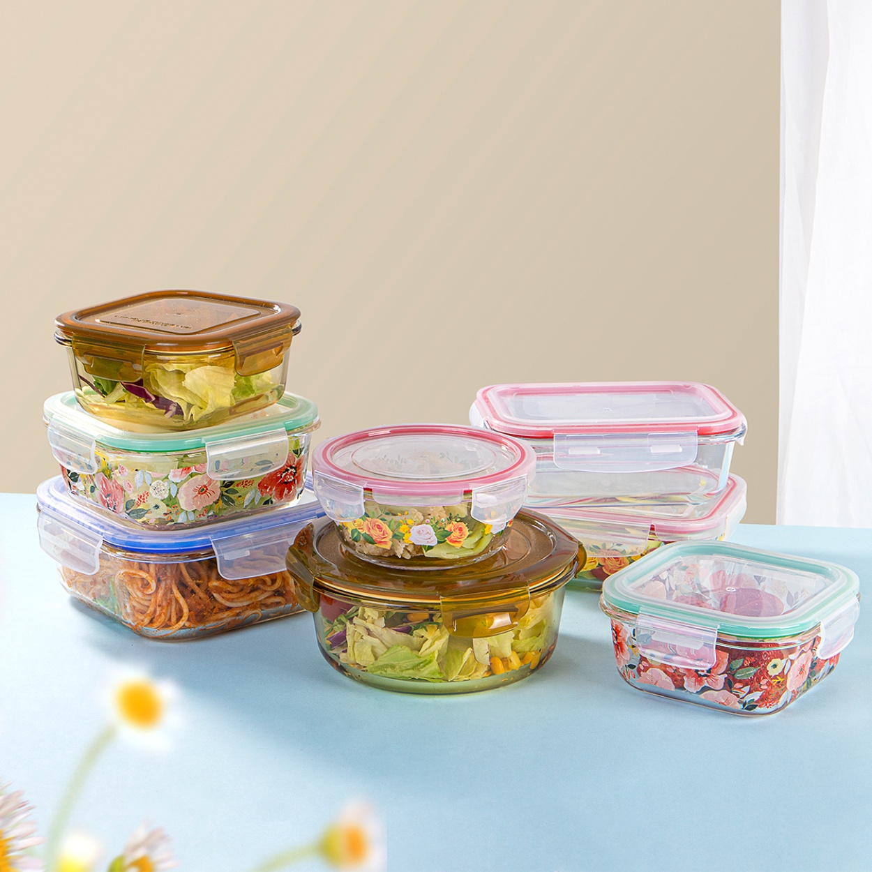 Wholesale Glass Bento Box Container Oem Glass Lunch Box 1