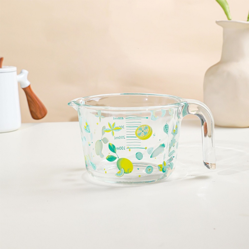 Wholesale Print 1 2 4 Cup Glass Measuring Cup With Decal 