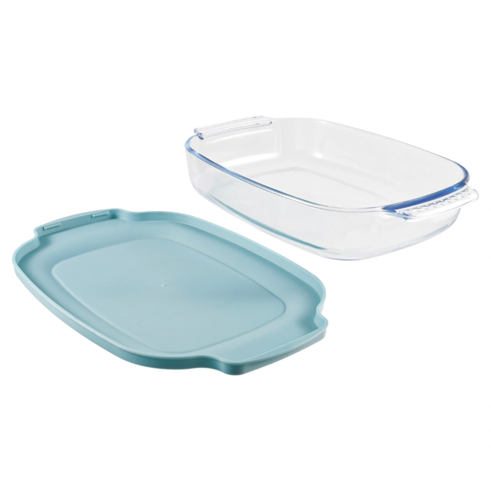 Assadeira de vidro borossilicato Wholsale Bakeware com tampa 3