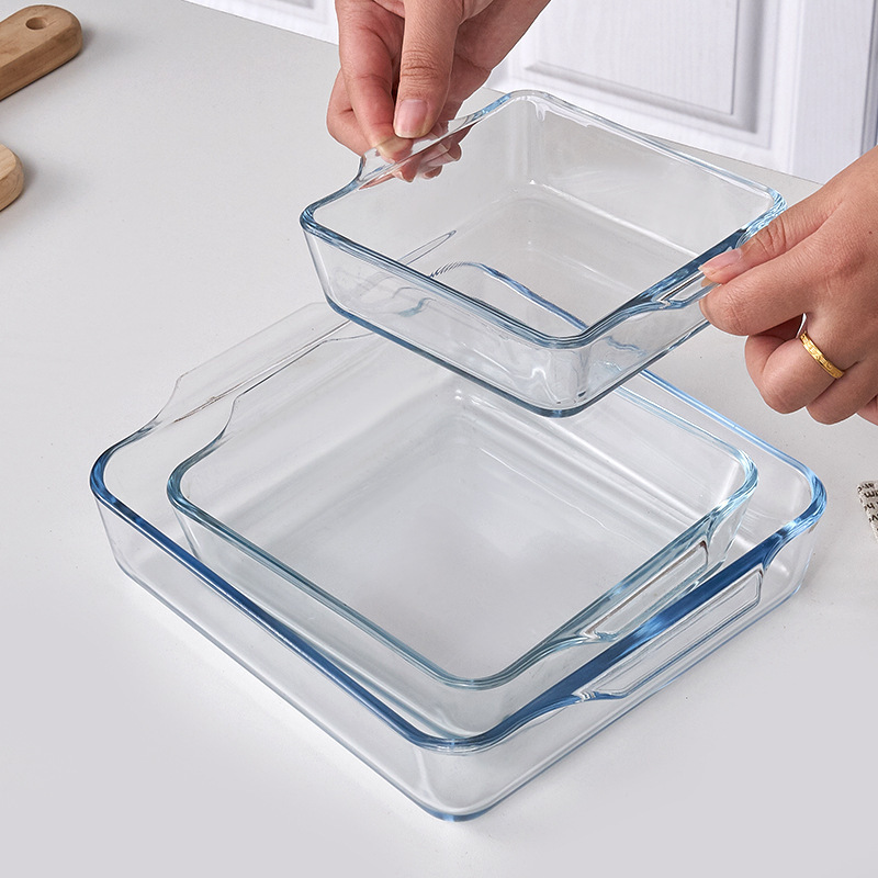 Borosilicate Glassware Wholesale Glass Dish With Glass Lid 3