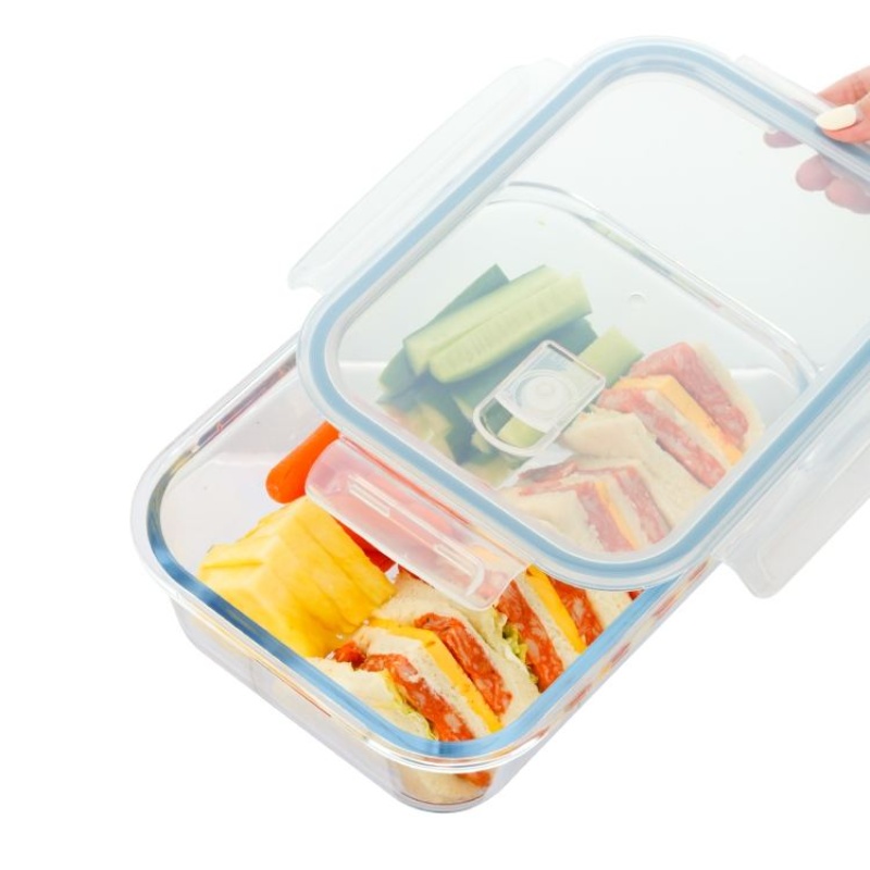 Wholesale Borosilicate Glassware Meal Prep Tupperware Glass 2