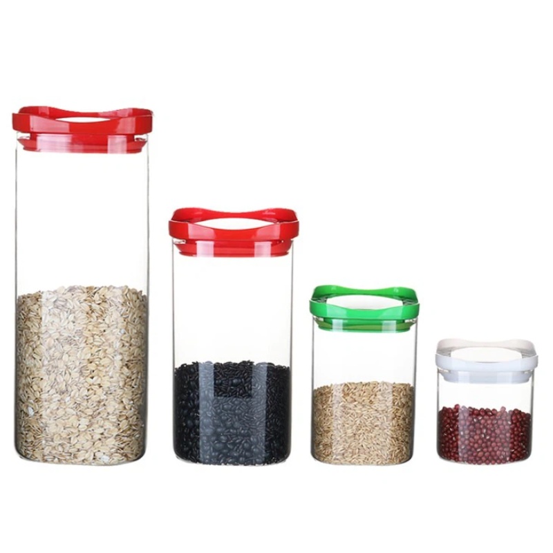 Wholesale Air Tight Glass Jar Glass Kitchen Storage Container