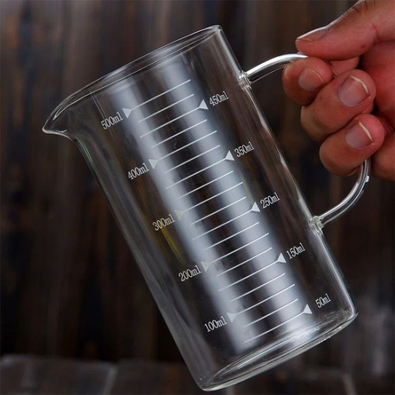 Wholesale Borosilicate Mason Jar Measuring Cup Glass Jar